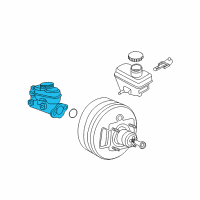 OEM 2001 Ford Escape Master Cylinder Diagram - 2L8Z-2140-AA