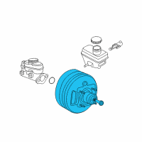 OEM 2006 Ford Escape Booster Assembly Diagram - 5L8Z-2002-BA