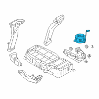 OEM 2016 Lincoln MKZ Fan Motor Diagram - DG9Z-10C659-C