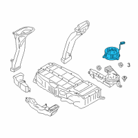 OEM 2019 Ford SSV Plug-In Hybrid Fan Motor Diagram - DG9Z-10C659-C