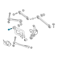OEM 2013 BMW ActiveHybrid 3 Hex Screw With Collar Diagram - 33-32-6-762-875