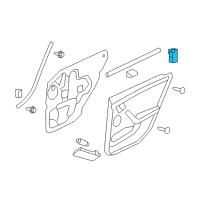 OEM 2009 Pontiac G8 Switch, Rear Side Door Window Diagram - 92197633