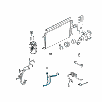 OEM Ford Escape AC Hose Diagram - 9M6Z-19835-D