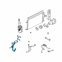 OEM 2009 Mercury Mariner Hose & Tube Assembly Diagram - 9M6Z-19D850-B