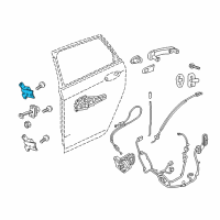 OEM 2020 Buick Encore GX Upper Hinge Diagram - 13590931