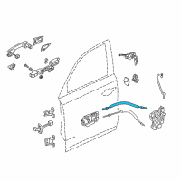 OEM 2017 Acura MDX Cable, Front Diagram - 72131-TZ5-A01