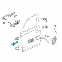 OEM Acura Checker Complete , Right Front Diagram - 72340-TZ5-A03