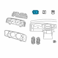 OEM 2005 Dodge Ram 3500 Switch-HEADLAMP Diagram - 56045537AC