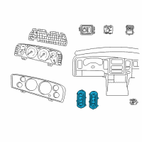 OEM Dodge Charger Switch-Heated Seat Diagram - 56040688AF