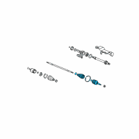 OEM 2003 Honda CR-V JOINT SET, OUTBOARD Diagram - 44014-S9A-030