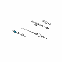 OEM Acura RSX Joint, Inboard Diagram - 44310-TA0-A60