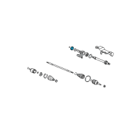 OEM 2003 Acura RSX Seal, Half Shaft (Outer) (Nok) Diagram - 91260-S0A-003