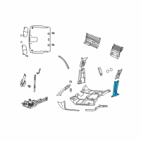 OEM 2006 Dodge Ram 2500 Panel-C Pillar Diagram - 5HC64BD5AH