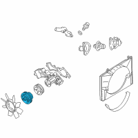 OEM Nissan Coupling Assy-Fan Diagram - 21082-0W00A