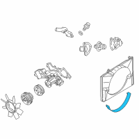 OEM Infiniti QX4 SHROUD-Lower Diagram - 21477-0W000