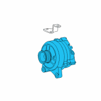 OEM 2003 Ford F-150 Alternator Diagram - F7PZ-10346-KARM2