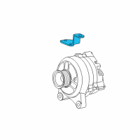 OEM 2004 Ford E-150 Club Wagon Alternator Mount Bracket Diagram - YL3Z-10153-AA