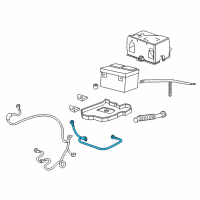 OEM GMC Envoy Cable, Battery Positive Diagram - 88986186