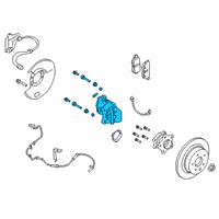 OEM 2021 Nissan Altima Brake-Rear RH Diagram - D4000-6CA2C