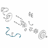 OEM 2019 Nissan Altima Sensor Assembly Anti Ski, Rear Diagram - 47900-6CC1B