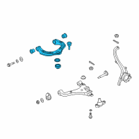 OEM 2009 Kia Borrego Arm Complete-Upper LH Diagram - 544002J100