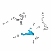 OEM Kia Borrego Arm Complete-Front Lower Diagram - 545002J002