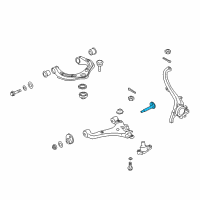 OEM Kia Borrego Spindle-Lower Arm Diagram - 542202J100