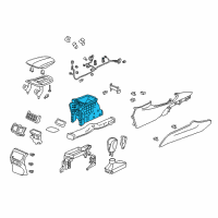 OEM Acura TLX Box As Con (Premium Black) Diagram - 83414-TZ3-A01ZC