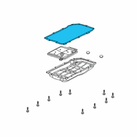 OEM 2018 Jeep Wrangler Gasket-Oil Pan Diagram - 68362042AA