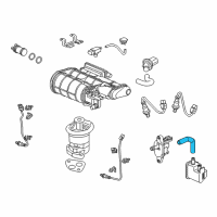 OEM 2018 Acura MDX Tube B, Purge Diagram - 36176-5J6-A10