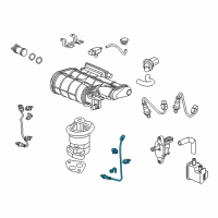 OEM 2018 Acura MDX Sensor, Rear Oxygen Diagram - 36542-5WS-A01