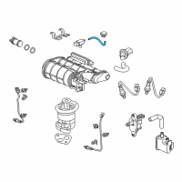 OEM 2020 Acura MDX Tube Diagram - 17382-TZ5-A00