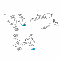 OEM 2007 Toyota Tundra Rear Shield Diagram - 18445-0S020