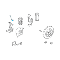 OEM 2004 Ford F-150 ABS Sensor Diagram - 4L3Z-2C204-AE