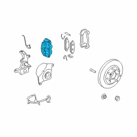 OEM Ford F-150 Heritage Caliper Diagram - 9U2Z-2V120-BRM