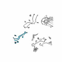 OEM 2020 Toyota Sienna Tube Assembly Diagram - 88840-08200