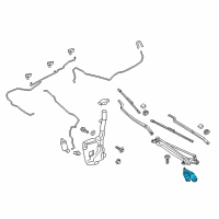 OEM 2020 Lincoln Continental Wiper Motor Diagram - GD9Z-17508-E