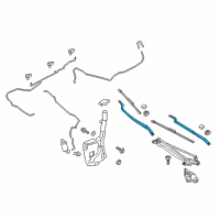 OEM Lincoln Wiper Arm Diagram - GD9Z-17526-A