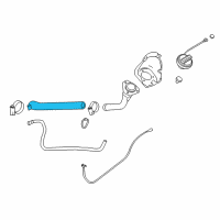 OEM 2015 Chevrolet Silverado 1500 Hose Asm-Fuel Tank Filler Diagram - 22951228