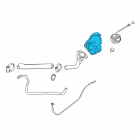 Genuine Cadillac Fuel Filter Housings diagram
