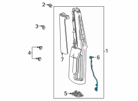 OEM 2022 Cadillac Escalade Harness Diagram - 84972809