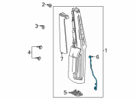 OEM 2022 Cadillac Escalade ESV Harness Diagram - 84972809