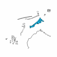 OEM Infiniti M45 Drive Assy-Windshield Wiper Diagram - 28800-EH10B