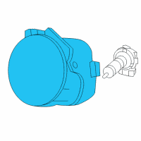 OEM 2011 Ram Dakota Front Fog Lamp Diagram - 5182023AA