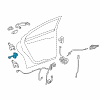 OEM 2012 Chevrolet Volt Door Check Diagram - 20985217