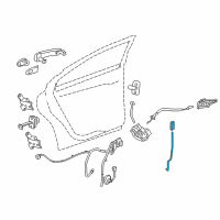 OEM 2014 Chevrolet Volt Lock Rod Diagram - 20836221