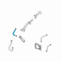 OEM 2014 Hyundai Santa Fe Sport Hose Assembly-Radiator, Upper Diagram - 25414-2W500