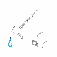 OEM Hyundai Hose Assembly-Radaator, Lower Diagram - 25415-2W500