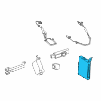 OEM Toyota Venza Control Module Diagram - 89990-0T010