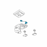 OEM Ford Escape Sunroof Switch Diagram - 9L8Z-15B691-AB